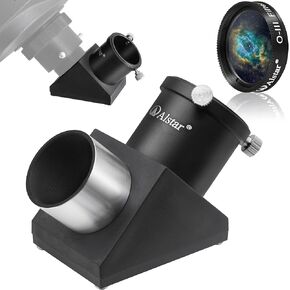 Alstar 1.25" 90-Degree Diagonal Mirror - Bundle with - 1.25" O-III Filter