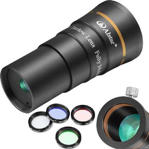 Alstar 1.25" 4-Elements 5X Barlow Lens - Bundle with - Telescope LRGB 1.25 Inch Filter Set
