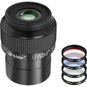 Alstar Fully Multi-Coated 2" 80 Degree Eyepiece - Bundle with - Telescope LRGB 2 Inch Filter Set