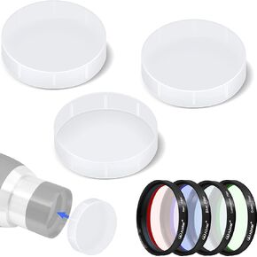 Alstar 2" 3 Pcs Dust Caps - Bundle with - Telescope LRGB 2 Inch Filter Set