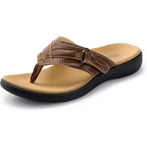 LazyStep Women's Orthotic Slide Sandals, Lightweight Flip Flops, Athletic Slip On with Arch Support