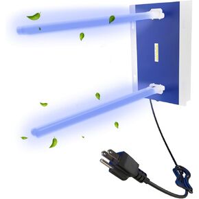 BioShieldUV® HVAC UV Light Air Purifier Whole House Dual UV UVC Light in Duct for HVAC Duct Filter, 36 Watts 2 Bulbs 110V Lamp - UVC Light for HVAC AC Air Conditioner, UV Light for AC System