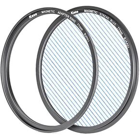 Kase 67mm Magnetic Blue Streak Filter,Anamorphic Special Effects Lens Flare Filter Optical Glass for Camera DSLR Cinematice Video