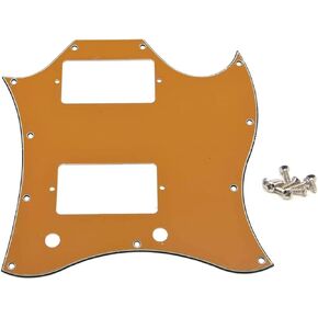 Full Face American Standard SG Pickguard Scratch Plate with Screws Fit SG Guitar Epiphone SG Black 3Ply
