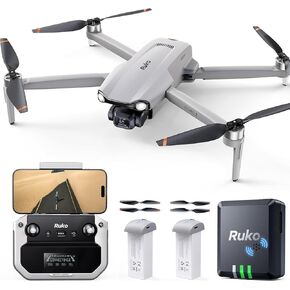 Ruko F11PRO 2 Drone with 6K Camera and R111S RC Aircraft GPS Tracker with Beeper
