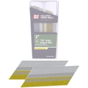 Grip Rite Prime Guard GRDA21GLM 15 Gauge Electrogalvanized DA Style Collated Finish Nails, 2"