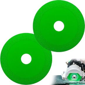 2pcs قرص قطع زجاجي لزاوية طاحونة ، 100 ملم صخور صخرية أخضر شفرة طحن مسطح ، لا يوجد قرص طحن الماس سيراميك رقاقة ، أداة شفرة رقيقة للزجاج ، البلاط ، البلورة