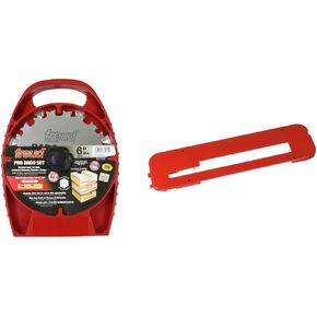 Freud 6" Pro Dado Set & Bosch TS1007 Dado Insert, Red