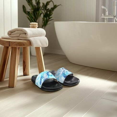 Open Toe Slippers for Women Rubber Slides Womens Sandal Slippers in Kuwait