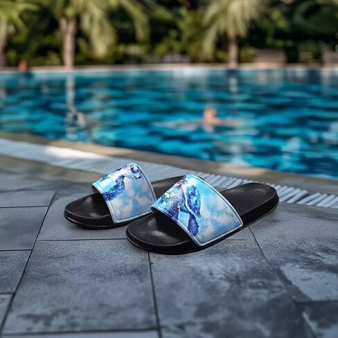 Open Toe Slippers for Women Rubber Slides Womens Sandal Slippers in Kuwait