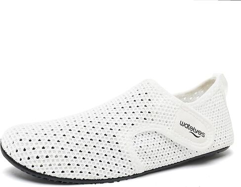 Watelves Water Shoes for Women Men Sweat Beach Aqua Socks Quick Dry Barefoot House Slippers Travel Shoes مع شريط سحري قابل للتعديل لركوب الأمواج في قوارب المسبح. in Kuwait