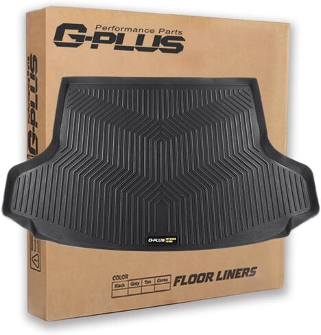 G-PLUS Floor Mats Compatible with Honda Civic 2016-2021 Coupe/Sedan/Fit Civic Hatchback 2017-2021/Fit 16-21 Honda Insight TPE All Weather Full Cover Protection 3 Piece,Black in Kuwait