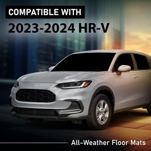 G-PLUS Floor Mats Compatible with Honda Civic 2016-2021 Coupe/Sedan/Fit Civic Hatchback 2017-2021/Fit 16-21 Honda Insight TPE All Weather Full Cover Protection 3 Piece,Black in Kuwait