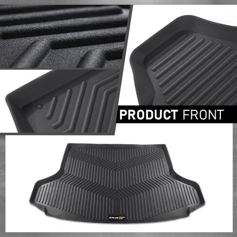 G-PLUS Floor Mats Compatible with Honda Civic 2016-2021 Coupe/Sedan/Fit Civic Hatchback 2017-2021/Fit 16-21 Honda Insight TPE All Weather Full Cover Protection 3 Piece,Black in Kuwait