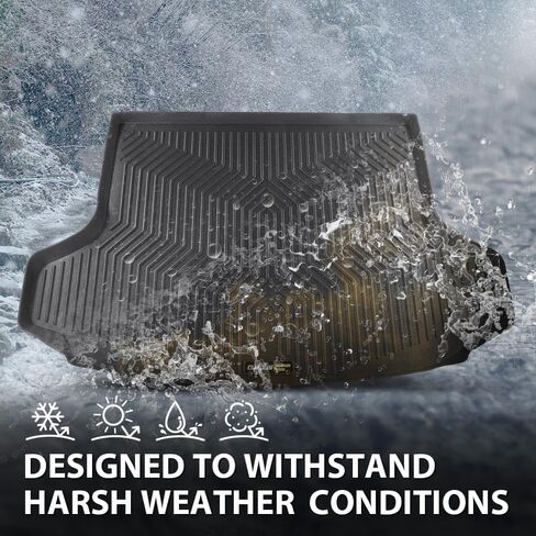 G-PLUS Floor Mats Compatible with Honda Civic 2016-2021 Coupe/Sedan/Fit Civic Hatchback 2017-2021/Fit 16-21 Honda Insight TPE All Weather Full Cover Protection 3 Piece,Black in Kuwait