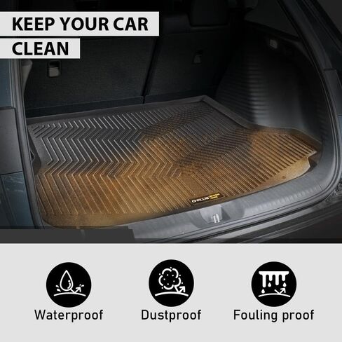 G-PLUS Floor Mats Compatible with Honda Civic 2016-2021 Coupe/Sedan/Fit Civic Hatchback 2017-2021/Fit 16-21 Honda Insight TPE All Weather Full Cover Protection 3 Piece,Black in Kuwait