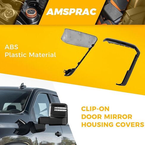 Chromed Door Side Mirror Covers,Exterior Rearview Mirror Half Top Caps,Upper Part Left Right Side Back Sight Mirror Cover fit for Chevy Chevrolet Silverado 1500 GMC Sierra 1500 2019-2024,2PCS in Saudi Arabia