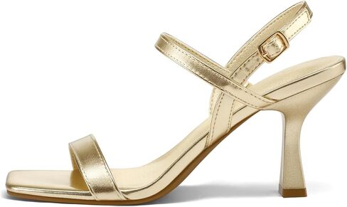 Mysoft Women's Strappy Sneels Open Open Square Toe Calkle Strap Bress Shoes 3 Inch Histened Heeled Sandals in Kuwait