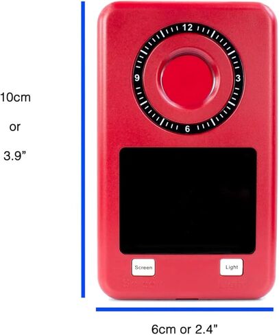 Mic-Lock Camera Finder Pro - Anti Spy Hidden Camera Detector with Infrared (IR) - Secure Your Space (Red) in Saudi Arabia