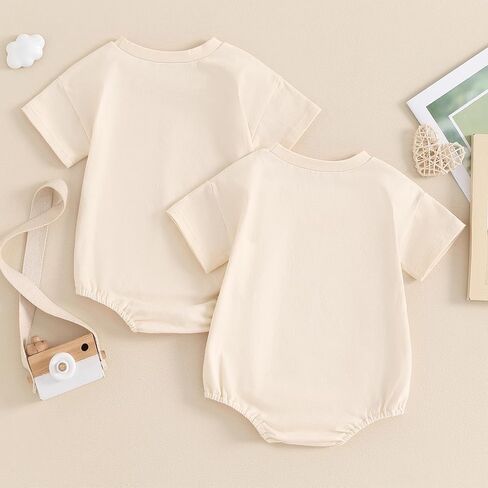 Baby Twins Matching Outfit Womb Mates Sweatshirt Romper Bodysuit Newborn Baby Girl Boy Clothes 0 3 6 12 18 Months in Kuwait