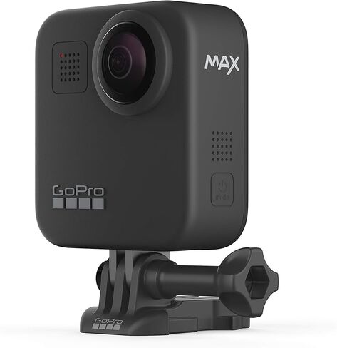 GoPro Max مقاومة للماء 360 + الكاميرا التقليدية مع شاشة تعمل باللمس الكروية 5.6k30 HD Video 16.6mp 360 Photos 1080p التثبيت المباشر (متجدد) in Saudi Arabia