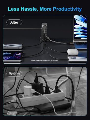 شاحن USB-C بقدرة 45 وات قابل للطي ومدمج GaN PPS فائق السرعة ومزدوج USB C - لسلسلة Samsung Galaxy S23/S22/S21/S20، متوافق مع أجهزة Samsung وأجهزة USB-C الأخرى in Saudi Arabia