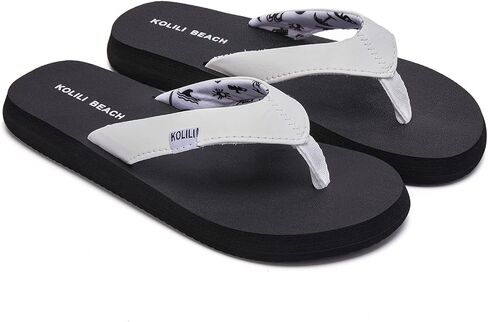 KOLILI Women's Yoga Mat Flip Flop Sandals | Max Cushioned Thong Sandals for Beach & Summer in Saudi Arabia