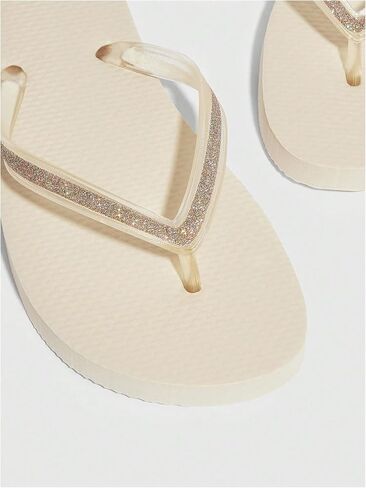 Women's Star Graphic Glitter Flip Flops Holiday Flats Slippers Fashion Summer Thong Sandals in Saudi Arabia