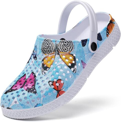 Waterproof Garden Clogs for Women: Classic Comforts - Slip On Lightweight Beach Sandals in Kuwait