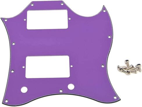 لوحة خدش SG Pickguard لكامل الوجه مع مسامير تناسب جيتار SG Epiphone SG أسود 3 طبقات in Saudi Arabia