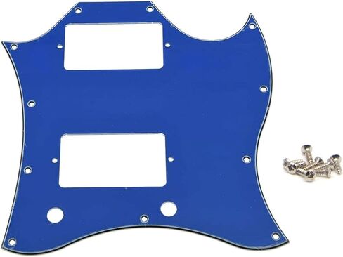 لوحة خدش SG Pickguard لكامل الوجه مع مسامير تناسب جيتار SG Epiphone SG أسود 3 طبقات in Saudi Arabia