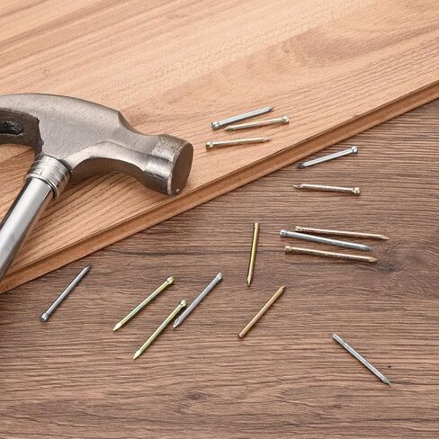 uxcell Finishing Nails 100pcs 50mm 2 Inch Hand-Drive Hardware Carbon Steel Nail Lost Head Nail in Kuwait