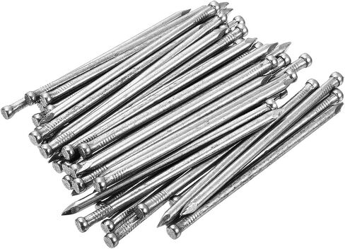 uxcell Finishing Nails 100pcs 50mm 2 Inch Hand-Drive Hardware Carbon Steel Nail Lost Head Nail in Kuwait
