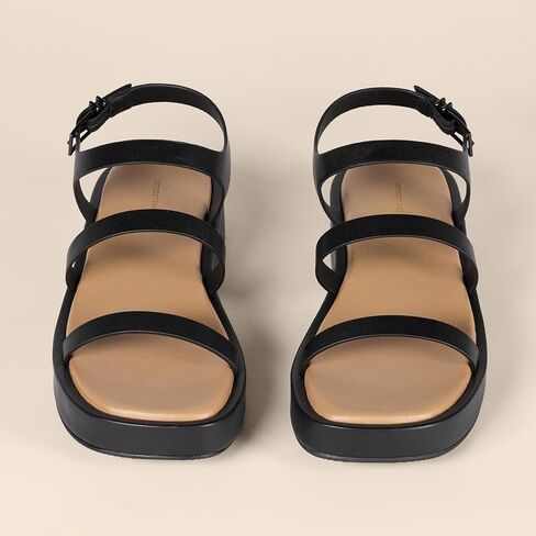 Amazon Essentials Women's Strappy Flatform Sandals in Kuwait