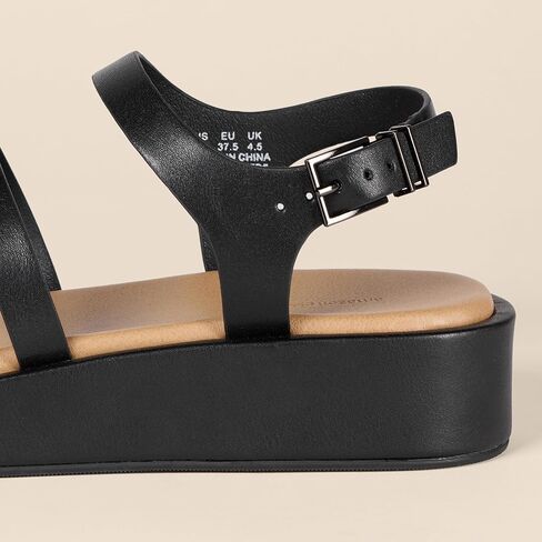 Amazon Essentials Women's Strappy Flatform Sandals in Kuwait