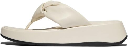 FitFlop Women's F-Mode Knot Soft-Leather Flatform Toe-Post Sandals Wedge in Kuwait