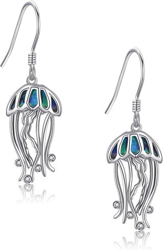 925 Sterling Silver Pink Flamingo Earrings Cool Flamingo Dangle Jewelry Presents With Box For Women Teen in Saudi Arabia