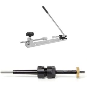 WEN Pen Press with Adjustable Assembly Rod and Wooden Lathe Pen-Turning MT1 Mandrel (LA3040, PM01)