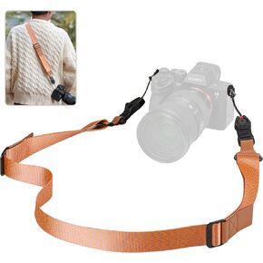 Quick Release Camera Strap - Compatible for Peak Design Buckle 1.73 inch Wide Adjustable Length 198 lbs Load Capacity for DSLR Mirrorless Cameras Outdoor & Professional Photography（Blue）