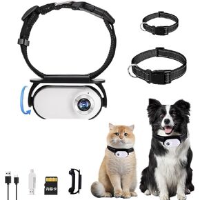 Dog Camera Collar with Video Record Sport Cam,Action Cameras for Pet and Cat Go Pro,Suitable for 15-120 Pounds 01