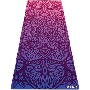 Reetual, The Yoga Mat That Adores Sweat | Premium Hot Yoga Mat Non Slip Towel Combo - with Carrying Strap | Eco Friendly | Designed for Bikram, Hot Yoga, Ashtanga, Vinyasa, Power