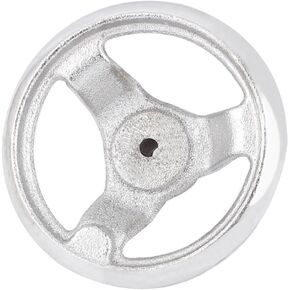 uxcell 4" Diameter Round Iron Hand Wheel Handwheel for Milling Machine Lathe