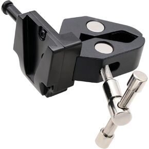 Crab Clamp Holder with V-Lock Plate for V-Mount Battery on Rod Tripod Light Stand Rail, Claw-Shaped, Quick Release