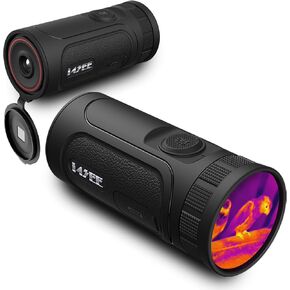 EM10-256 Thermal Monocular, 10mm Focal Lens, 256×192(50Hz) 12μm Night Vision Infrared Scope, 1.43"AMOLED Touchscreen, Handheld Thermal Imaging Monocular for Hunting, Outdoor Camping, Travel