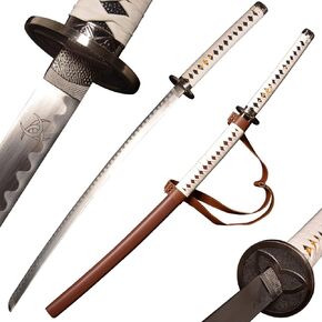 SV The Samurai Sword of The Walking Dead Michonne, Zombie Nihontou Katana Samurai Sword41 inches，A Variety of Materials to Choose from