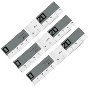 Booms Fishing RL2 Adhesive Fish Ruler for Boat, 24 inches Fishing Ruler Sticker for Cooler, 3pcs Multi-Color Fish Measuring Tape Sticker