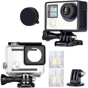Waterproof Housing Case with Frame Mount Protective for GoPro Hero 4, Hero 3+, Hero 3 Black