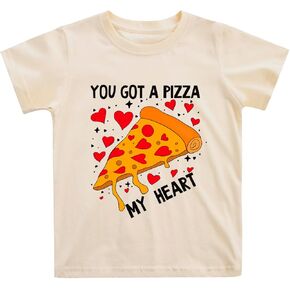 Boys Girls Valentines Love Heart Shirts Toddler Valentines Casual Funny T-Shirt Outfit 1-7 Years