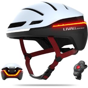خوذة الدراجة الذكية LIVALL EVO21 مع ضوء، خوذة ذكية مع ضوء واسع الزاوية | إشارات الانعطاف | ضوء تحذير الفرامل | كشف السقوط، خوذات الدراجة للرجال والنساء، خوذة الدراجة للركاب في المناطق الحضرية in Saudi Arabia