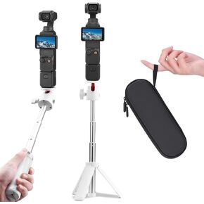 Pocket 3 Portable Carrying Case Selfie Stick for DJI OSMO Pocket 3,Storage Bag Mini Tripod for Pocket 3 Accessories
